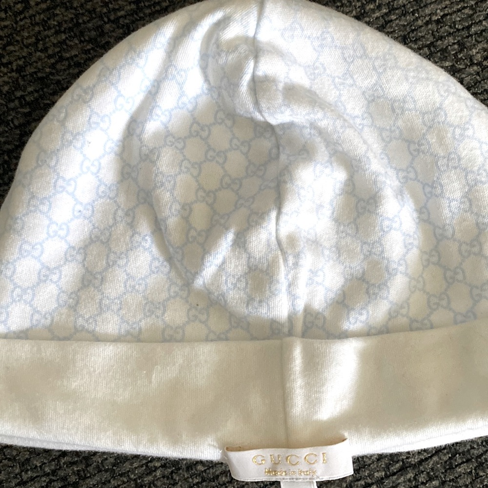 Gucci baby blue beanie